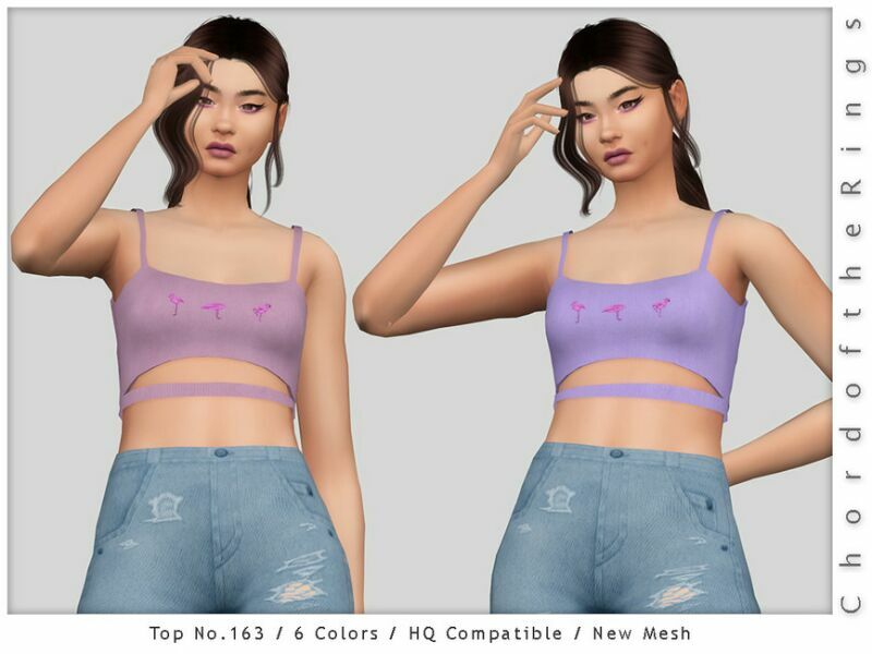 Chordoftherings TOP NO.163 By Chordoftherings Sims 4 CC