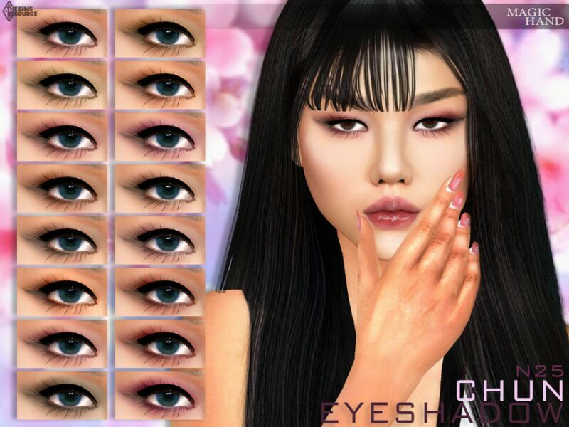 Chun Eyeshadow N25 By Magichand Sims 4 CC