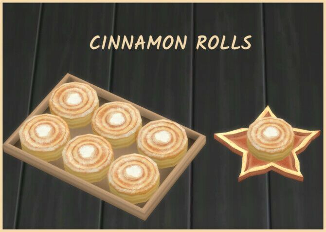 Cinnamon Rolls By Icemunmun Sims 4 CC