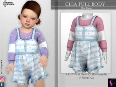 Clea Full Body By Katpurpura Sims 4 CC