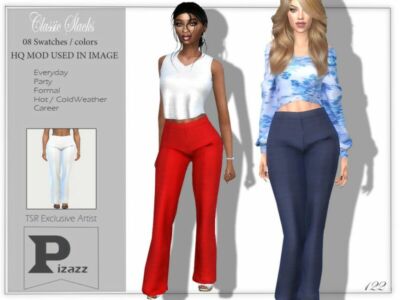 Clissic Slacks By Pizazz Sims 4 CC