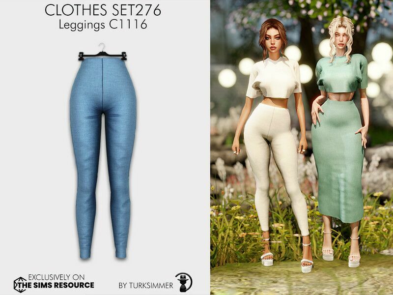 Clothes SET276 Leggings C1116 Sims 4 CC