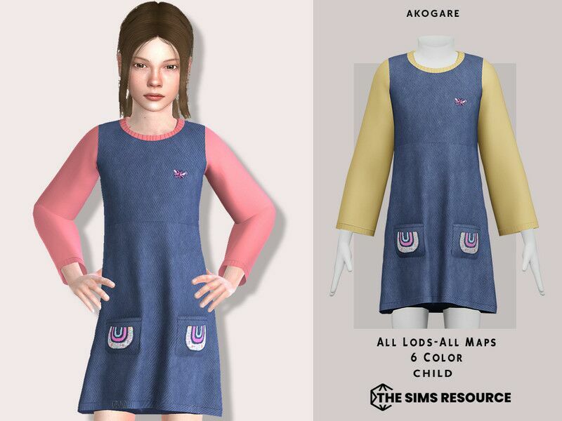 Clothing: Nomi Dress Sims 4 CC