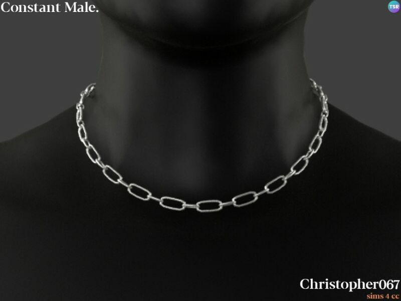 sims 4 cc constant necklace male by christopher067 3