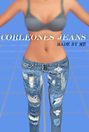 sims 4 cc corleones jeans by rubicitaaya 2