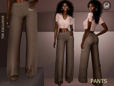 Cotton Slacks By Pizazz Sims 4 CC