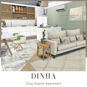 Cozy Duplex Apartment Sims 4 CC