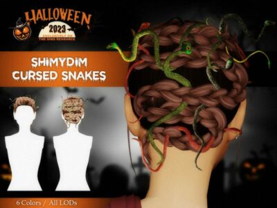 Cursed Snakes Accessory By Shimydim Sims 4 CC