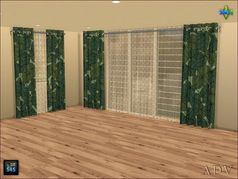 sims 4 cc curtains 2