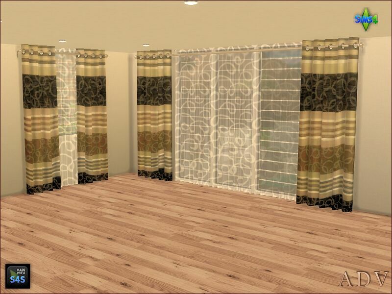 sims 4 cc curtains 7