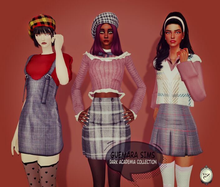 sims 4 cc dark academia collection 2