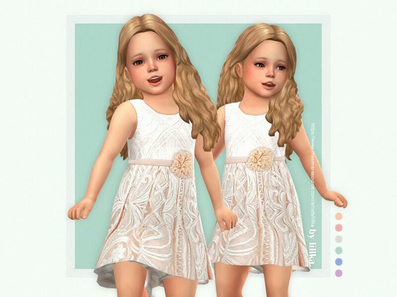 Darleen Dress By Lillka Sims 4 CC