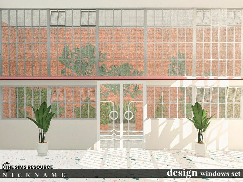 Design Windows SET Sims 4 CC