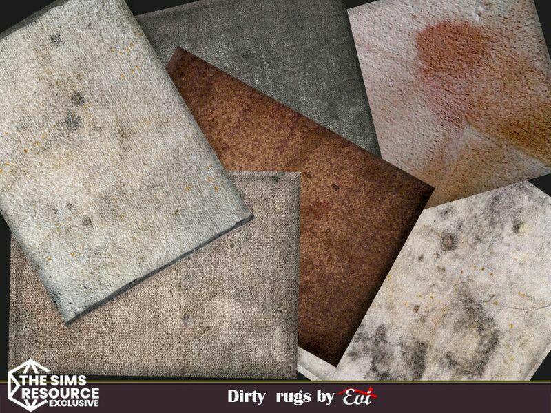 Dirty Rugs Sims 4 CC