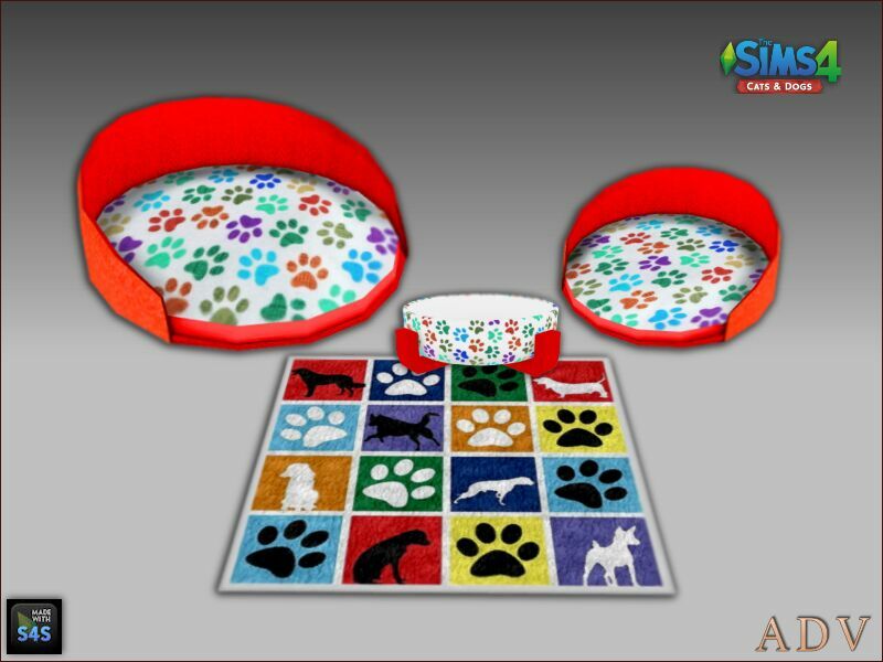 sims 4 cc dog accessories 7