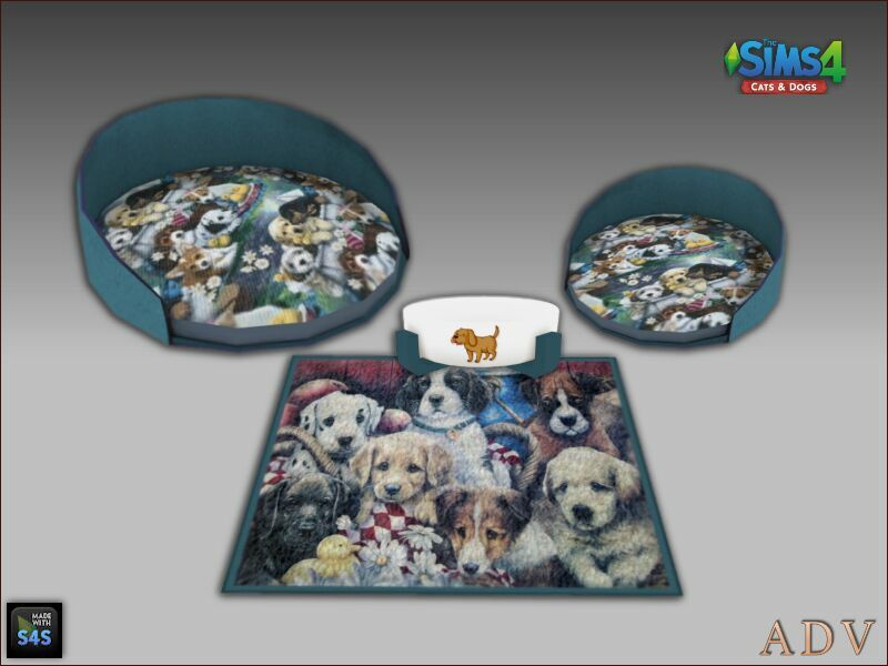 sims 4 cc dog accessories 8