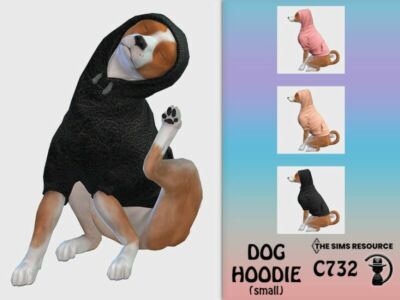 DOG Hoodie C732 By Turksimmer Sims 4 CC