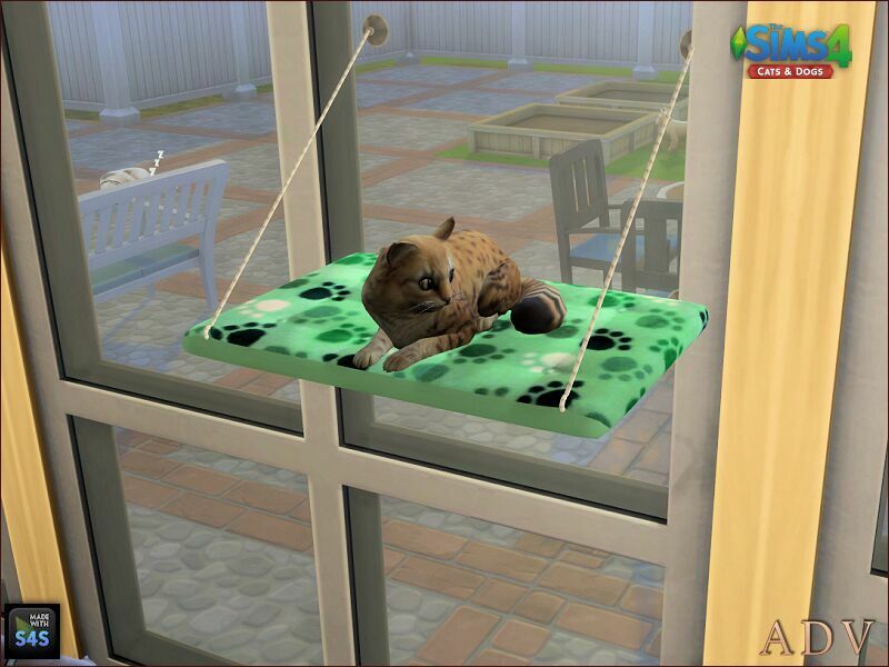 sims 4 cc dog houses and cat beds 4