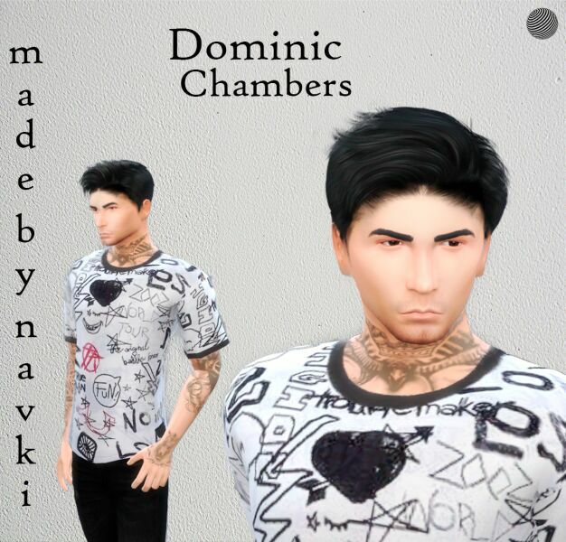 Dominic Chambers By Navki Sims 4 CC