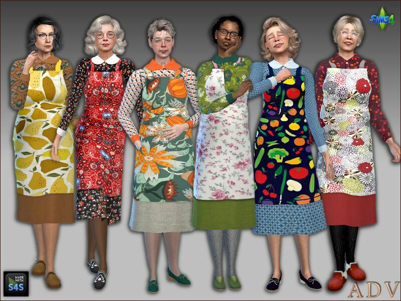 Dresses For Seniors Sims 4 CC