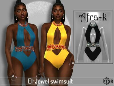 El-Jewel Swimsuit By Akaysims Sims 4 CC