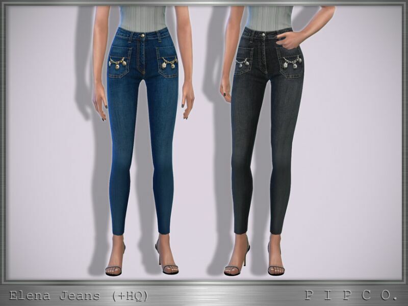 Elena Jeans. By Pipco Sims 4 CC