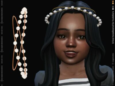 Erica Headband For Toddlers Sims 4 CC