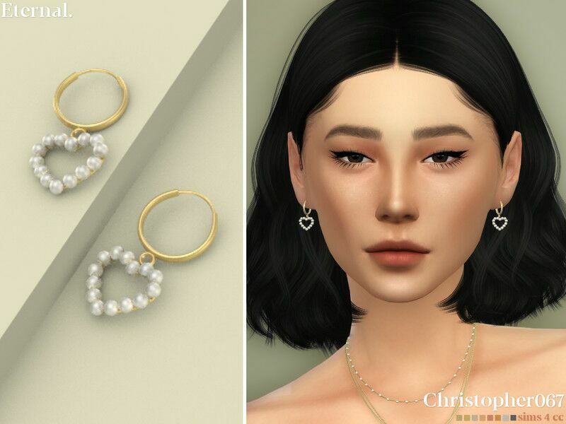 Eternal Earrings Sims 4 CC