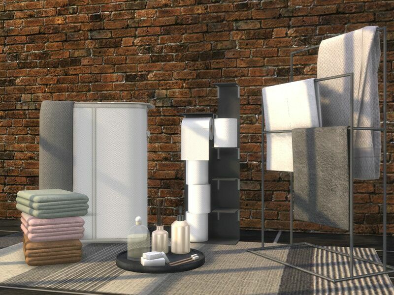 Excelsior Bathroom Accessories Sims 4 CC