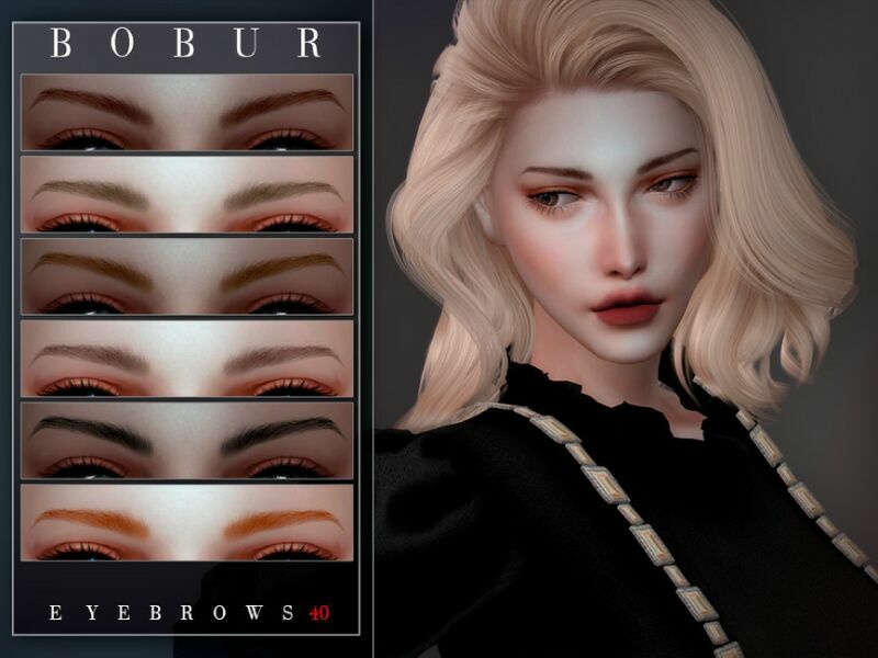 sims 4 cc eyebrows 40 by bobur3 2