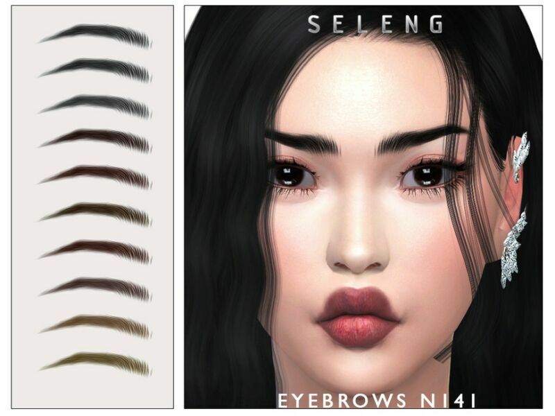 Eyebrows N141 By Seleng Sims 4 CC