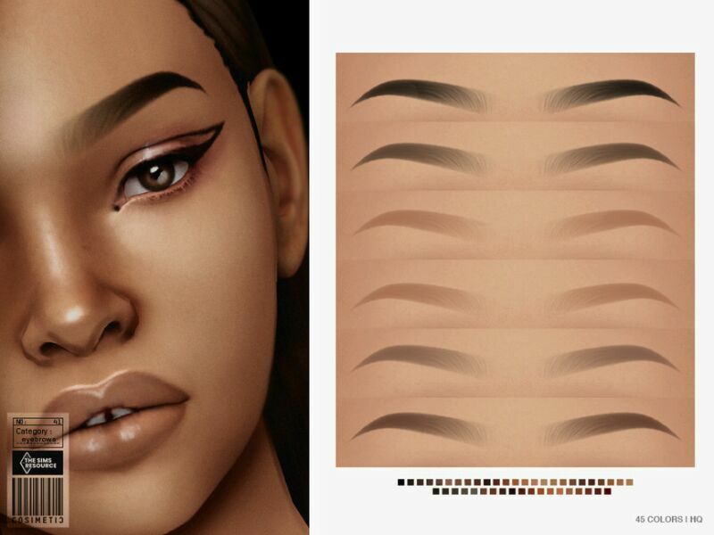 Eyebrows | N41 By Cosimetic Sims 4 CC