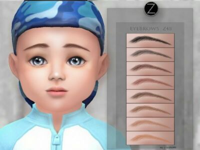 Eyebrows Z48 By Zenx Sims 4 CC