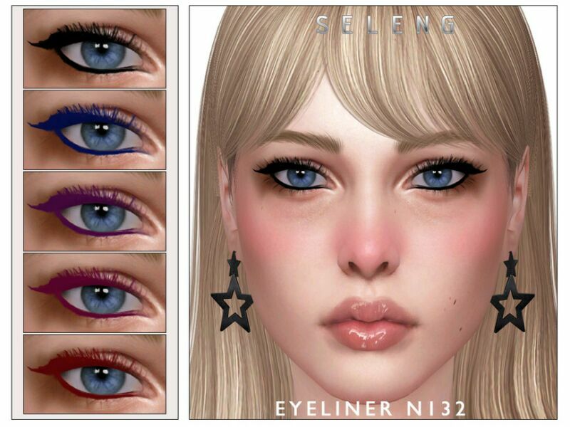 Eyeliner N132 By Seleng Sims 4 CC