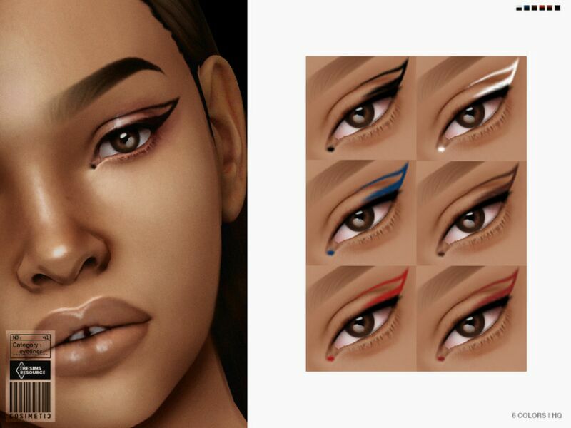 Eyeliner | N41 By Cosimetic Sims 4 CC