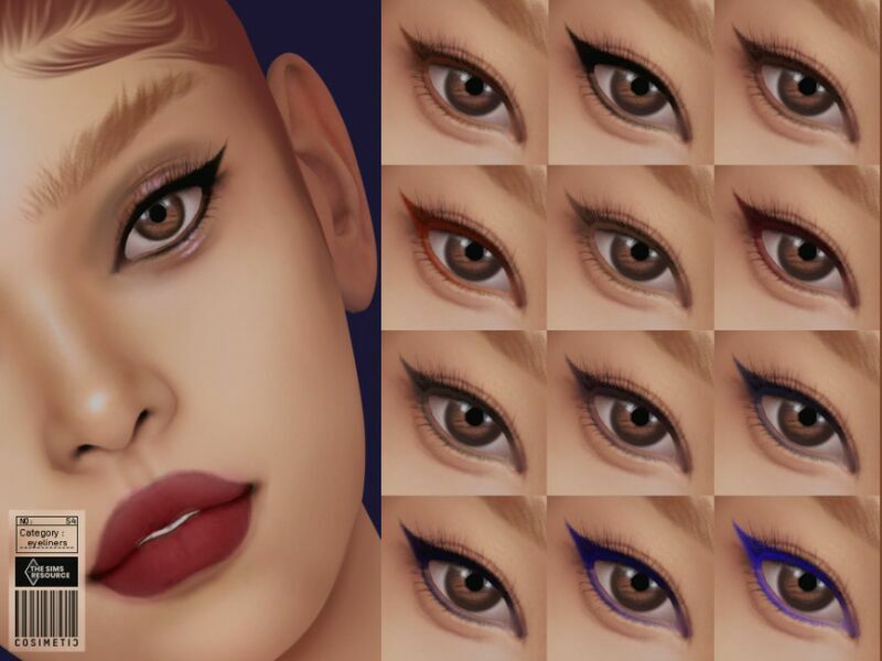 Eyeliner | N54 By Cosimetic Sims 4 CC