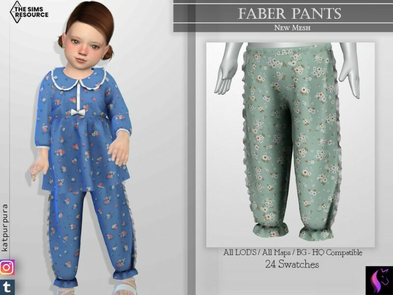 Faber Pants By Katpurpura Sims 4 CC