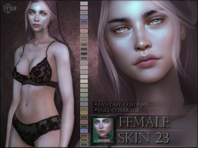 Female Skin 23 – Fantasy Colours By Remussirion Sims 4 CC