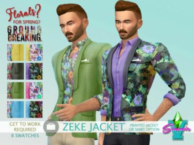 Ffsg Zeke Jacket By Simmiev Sims 4 CC