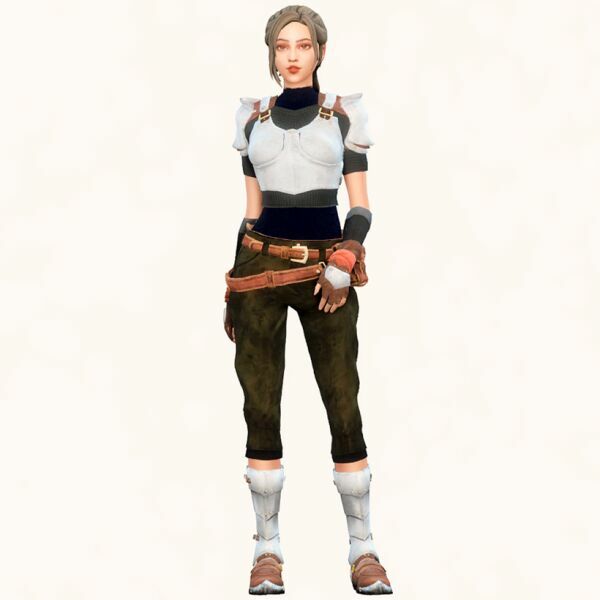 [Final Fantasy]Jessie Rasberry Outfit By Monosims Sims 4 CC