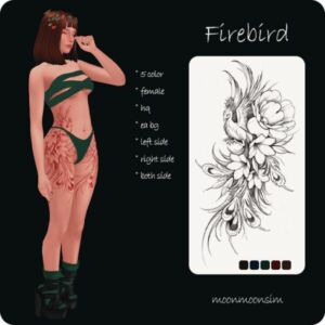 Firebird Sims 4 CC