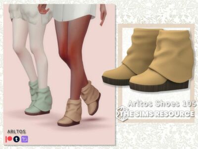 Flip Boots / 105 By Arltos Sims 4 CC