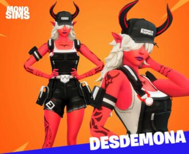 [Fortnite]Desdemona Sims By Monosims Sims 4 CC Download