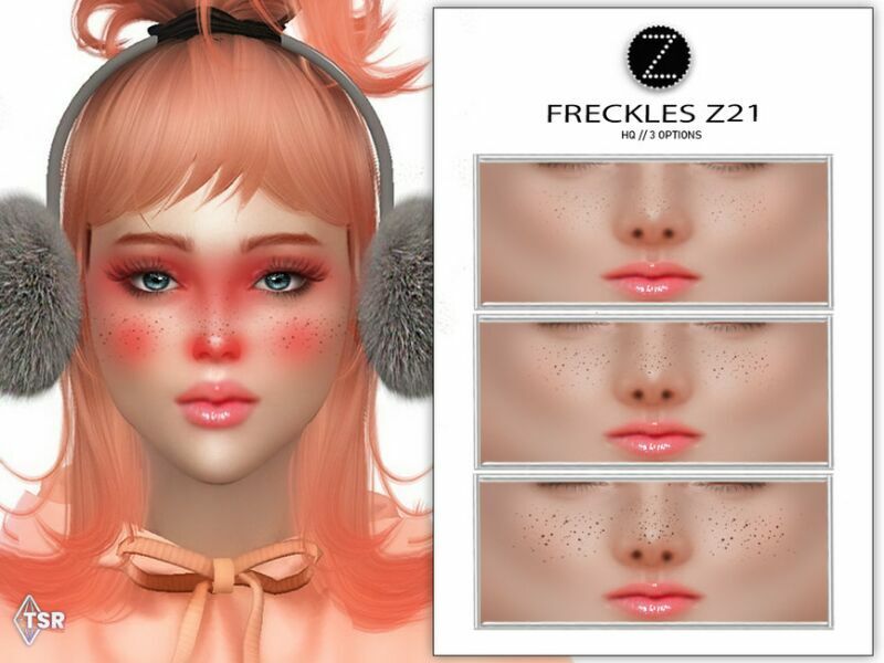 Freckles Z21 By Zenx Sims 4 CC