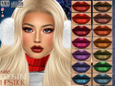 Frostine Lipstick N186 By Magichand Sims 4 CC