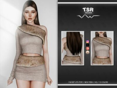 FUR SET-275 (TOP) BD812 By Busra-Tr Sims 4 CC