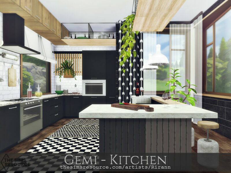 sims 4 cc gemi kitchen tsr cc only by rirann 3