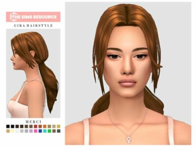 Gira Hairstyle Sims 4 CC