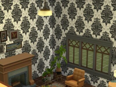 Gloomy Wallpaper 2 Sims 4 CC