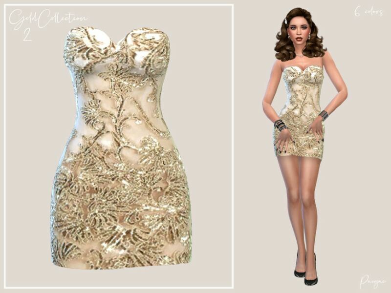 Goldcollection 2 By Paogae Sims 4 CC